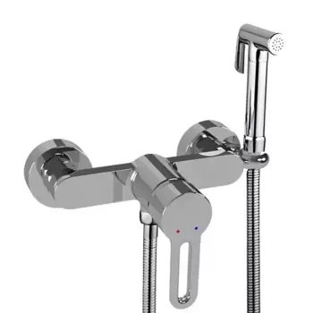 Гигиенический душ Shevanik S8105-1 со смесителем, хром