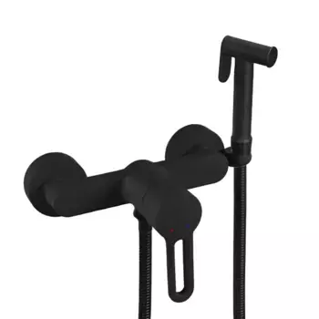 Гигиенический душ Shevanik S8105H-1 со смесителем, черный