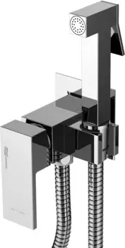 Гигиенический душ Wasserkraft A71138 со смесителем, С ВНУТРЕННЕЙ ЧАСТЬЮ, хром