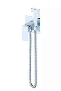 Гигиенический душ Wonzon & Woghand WW-88829016-CR со смесителем, С ВНУТРЕННЕЙ ЧАСТЬЮ, хром