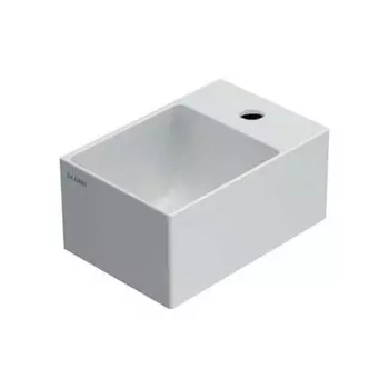 GLOBO T-Edge Раковина-чаша на столешницу 30х20, H14 см, c 1 отв под смеситель, цвет Bianco