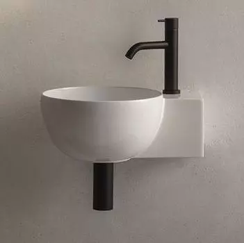 GLOBO T-Edge Раковина подвесная/на столешницу 40х32 см, без отв под смеситель, цвет белый