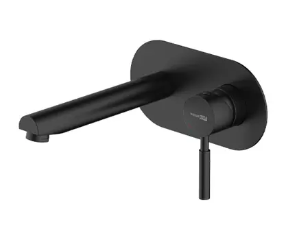 Смеситель для раковины Wasserkraft Gollach 3330 С ВНУТРЕННЕЙ ЧАСТЬЮ, черный soft-touch