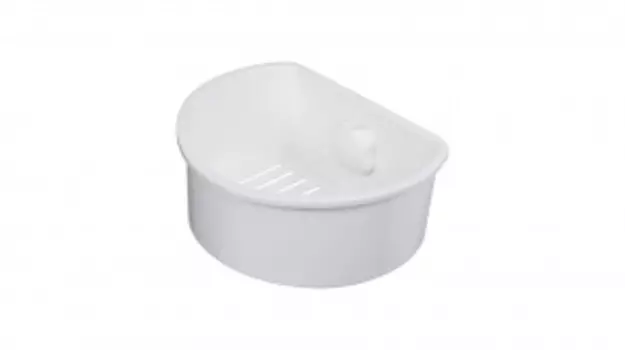 Grampus GR-7325 Полочка овальная одноэтажная, пластик