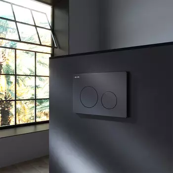 Кнопка смыва AM.PM PrimeFit I090138 черная матовая