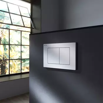 Кнопка смыва AM.PM PrimeFit S I090201 белая глянцевая