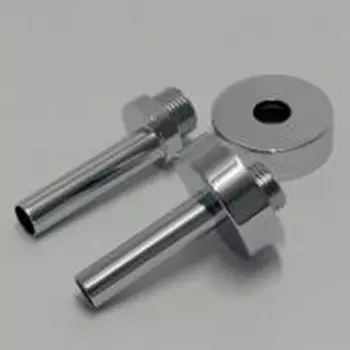 Irsap TOLE Комплект для монтажа водяного полотенцесушителя (трубка с эксцентриком 1/2" и декоративная накладка), цвет: хром