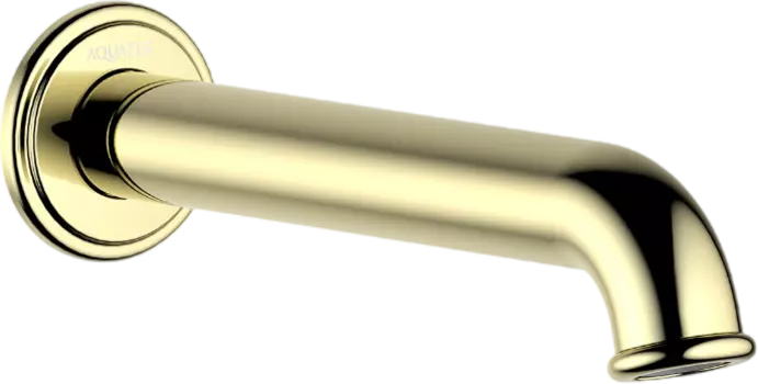 Излив AQUATEK Классик AQ1541PG для ванны, полированное золото