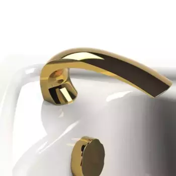 Излив для ванны Radomir Линкольн большой золото