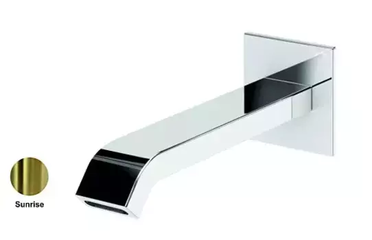 Излив для ванны встраиваемый Cezares Porta золотой