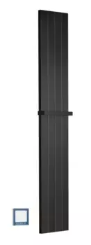 Электрический полотенцесушитель Boheme Flat П4 1500х250 Черный матовый