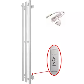 Электрический полотенцесушитель Маргроид Inaro 120х12 правый белый матовый