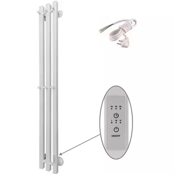 Электрический полотенцесушитель Маргроид Inaro 120х12 правый белый матовый