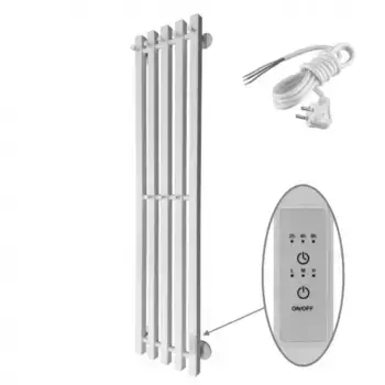 Электрический полотенцесушитель Маргроид Inaro 120х24 правый белый матовый