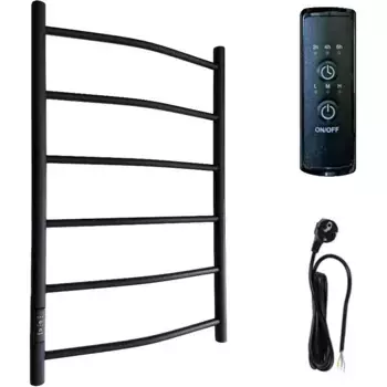 Электрический полотенцесушитель Маргроид ВИД 4 80х50 черный матовый