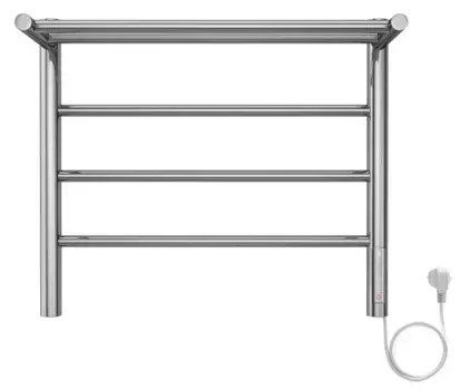 Электрический полотенцесушитель Terminus Аврора П4 500х450 с полкой Хром