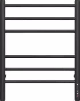 Полотенцесушитель электрический Terminus Аврора П6 450x600, черный муар