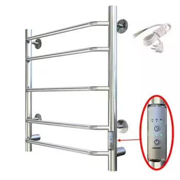 Электрический полотенцесушитель Тругор Браво Пэк сп 3 П5 600х500 Хром