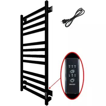 Электрический полотенцесушитель Тругор Пэк сп 21 П9 800x500 Черный