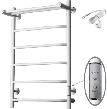 Электрический полотенцесушитель Тругор Пэк сп 6 П П5 800х500 с полкой Белый
