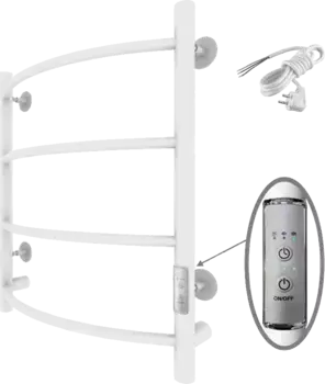 Электрический полотенцесушитель Тругор ПЭК СП 5 П4 600х500 Белый