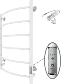 Электрический полотенцесушитель Тругор ПЭК СП 5 П6 800х500 Белый