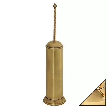 Ёршик для унитаза напольный Migliore Cleopatra золотой глянцевый