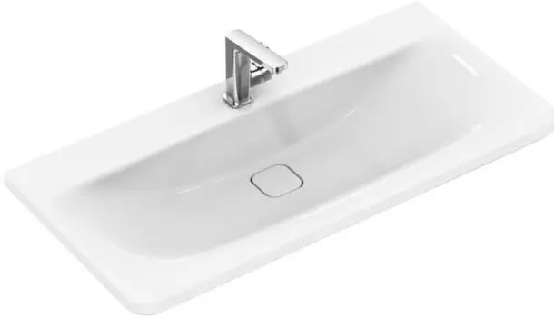 K083901 TONIC II Умывальник 80 см, 1 отверстие под смеситель, керамическая накладка слива (1 шт. в комплекте). Для монтажа с мебелью Tonic II