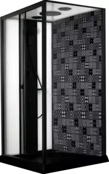 Кабина душевая Esbano 110х80 черный (ESKBB1180СKR)