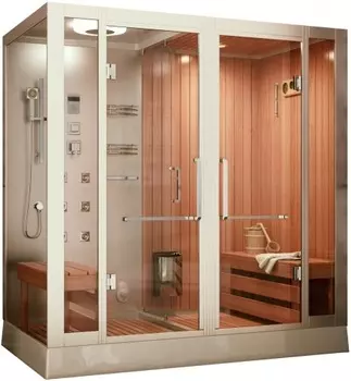 Кабина с финской сауной FRANK F921R правосторонняя