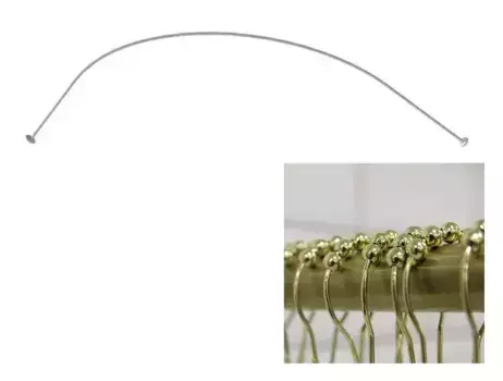 Карниз для ванны Radomir Модерна золото