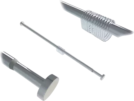 Карниз для ванны Wasserkraft Dinkel SC-461120 200 см, серебристый