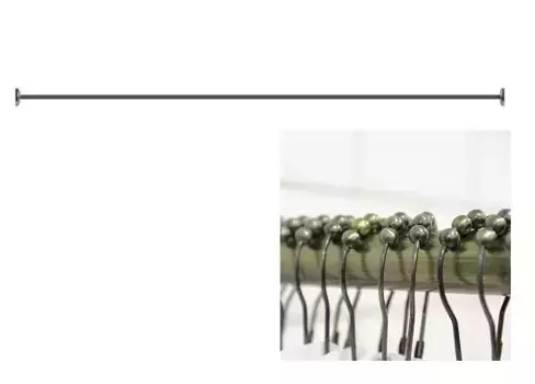 Карниз прямой для ванны Radomir 200 бронза