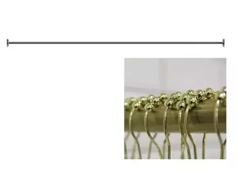 Карниз прямой для ванны Radomir 200 золото