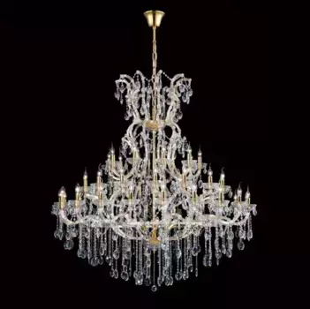 Каскадная люстра Crystal Lux Hollywood SP53 Gold