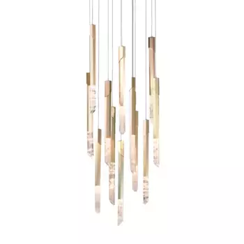 Каскадная люстра Delight Collection Vita MD7747-12B (new) br.brass