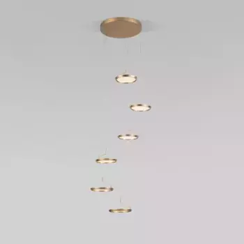 Каскадная люстра Eurosvet Crespella 90034/6 золото a069295