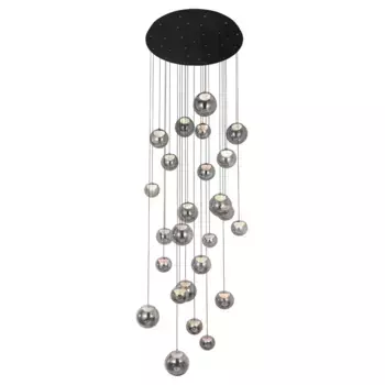 Каскадная люстра Modelux ML.2338.25 BK-CR