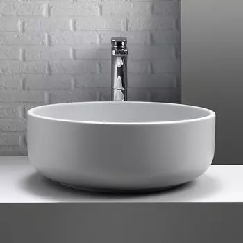 Kerasan Ciotola Раковина накладная С2 D46см, H17 см, без отв под смес, без перелива , цвет: белый матовый