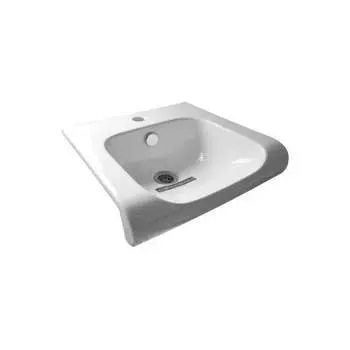 KERASAN Inka Project Раковина INKA 60x40x35,5 с 1 отверстием под смеситель,цвет белый