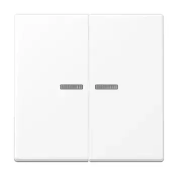 Клавиша 2-ная с двумя линзами Jung A500 A595KO5WWM