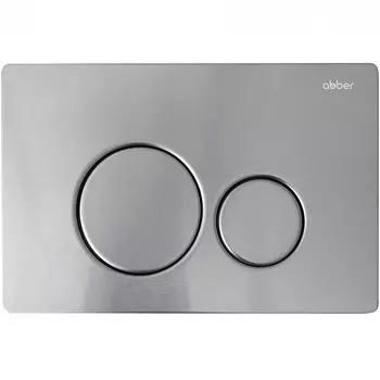 Клавиша смыва Abber AC0121MCH хром матовый