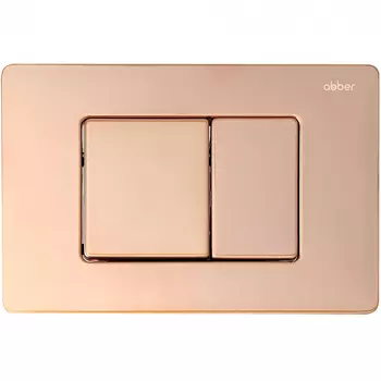 Клавиша смыва Abber AC0120RG розовое золото