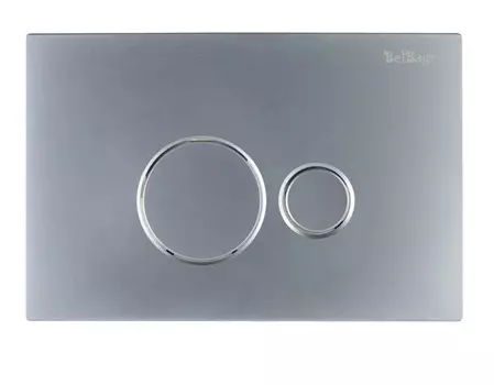 Клавиша смыва BelBagno хром матовый