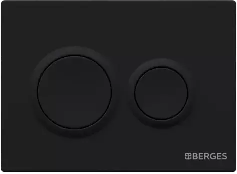 Клавиша смыва Berges Novum черный матовый