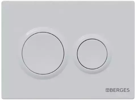 Клавиша смыва Berges Novum O1 белый