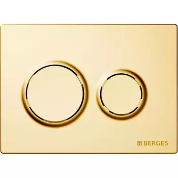 Клавиша смыва Berges Novum O9 золото глянец