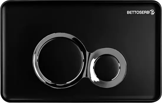 Клавиша смыва Bettoserb Sava Fix 40006461 черная хром