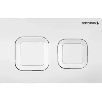 Клавиша смыва Bettoserb Sava Fix белая глянцевая