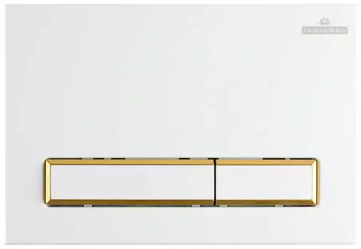 Клавиша смыва Lavinia Boho RelFix белый-золото